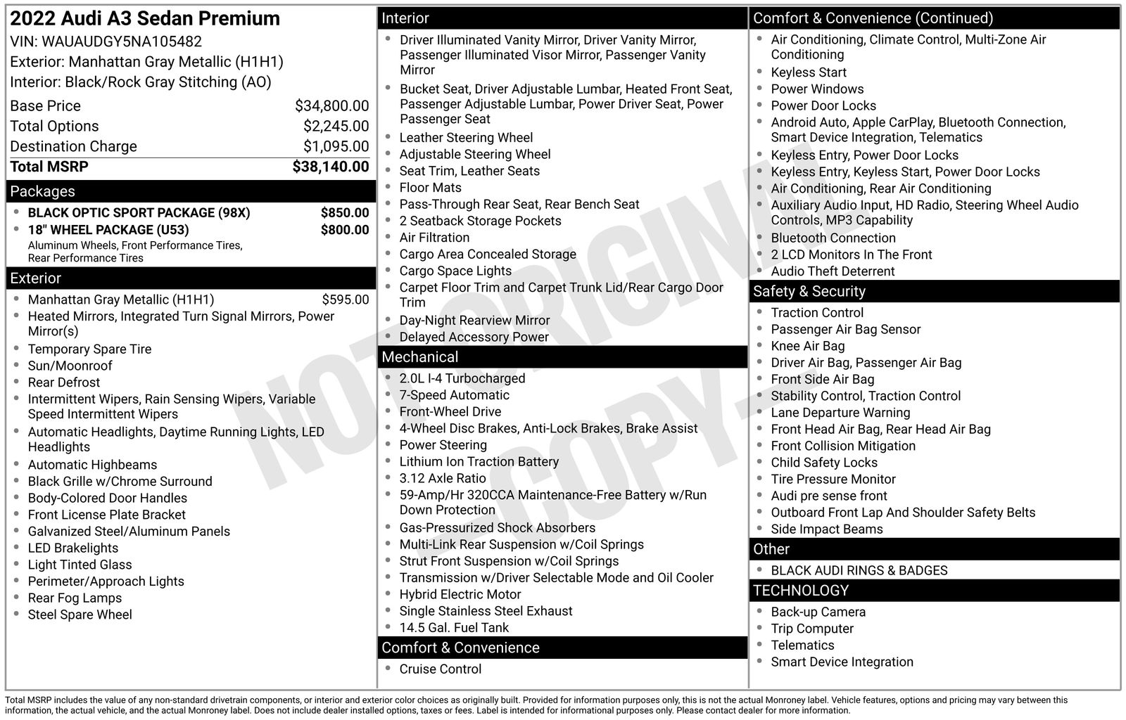 Thumbnail: 2022 Audi A3 - 5