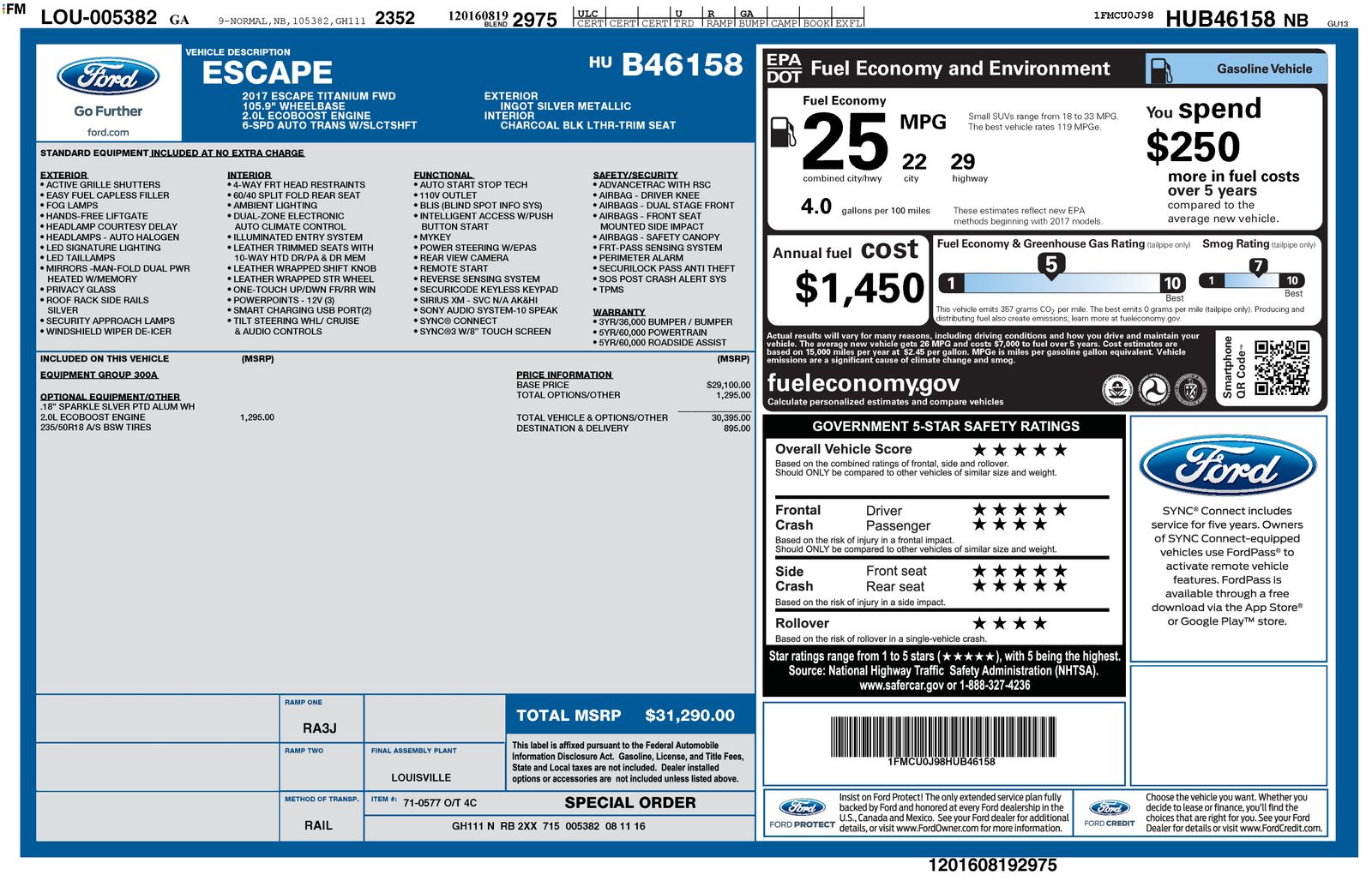 Thumbnail: 2017 Ford Escape - 5