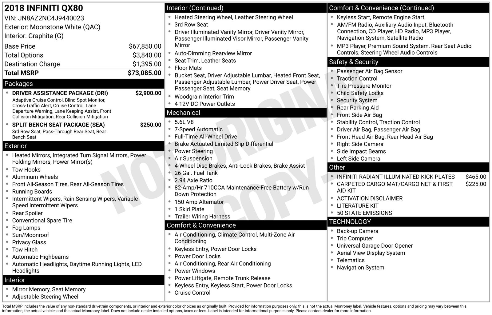 Thumbnail: 2018 INFINITI QX80 - 5