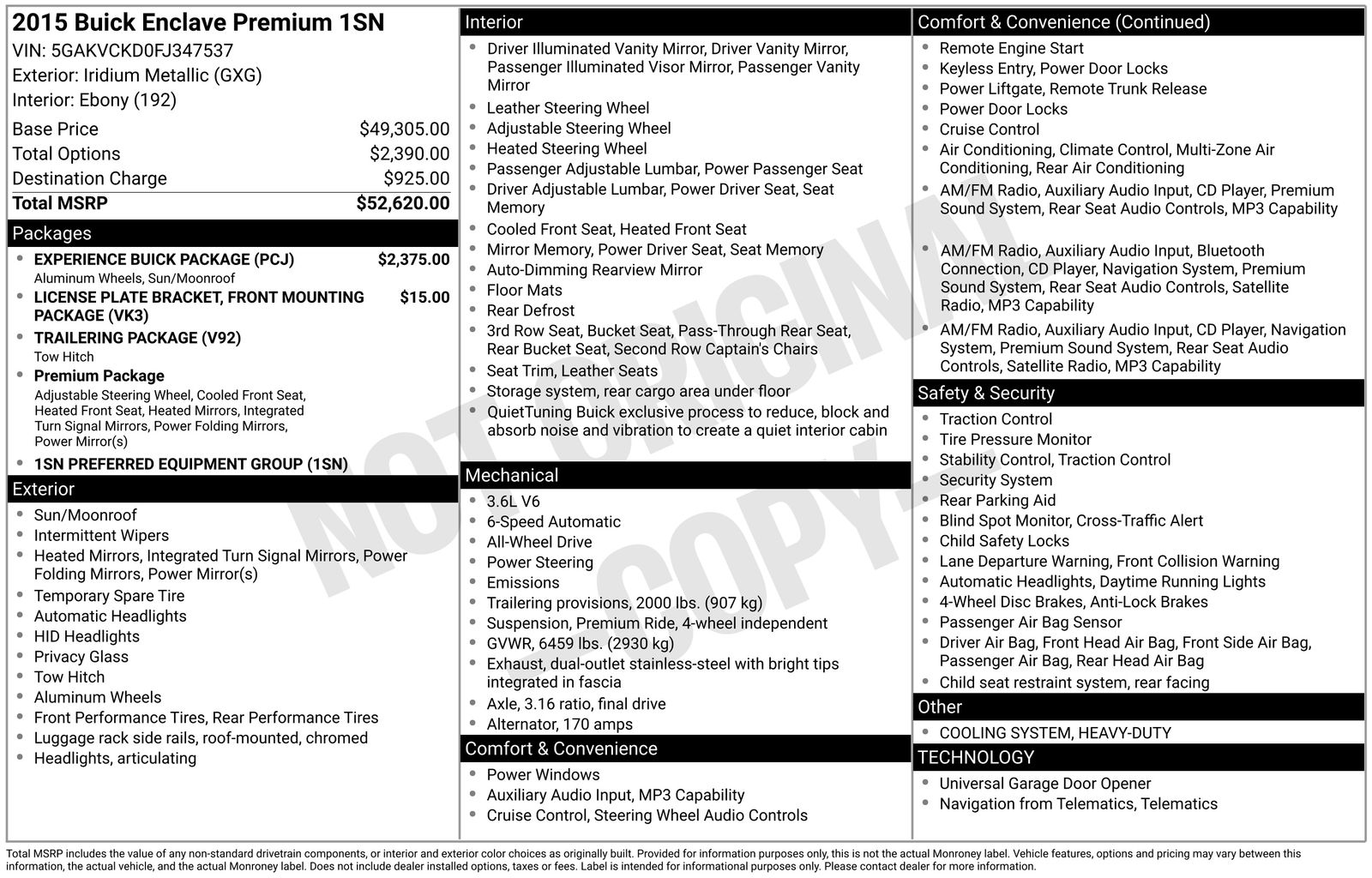 Thumbnail: 2015 Buick Enclave - 5