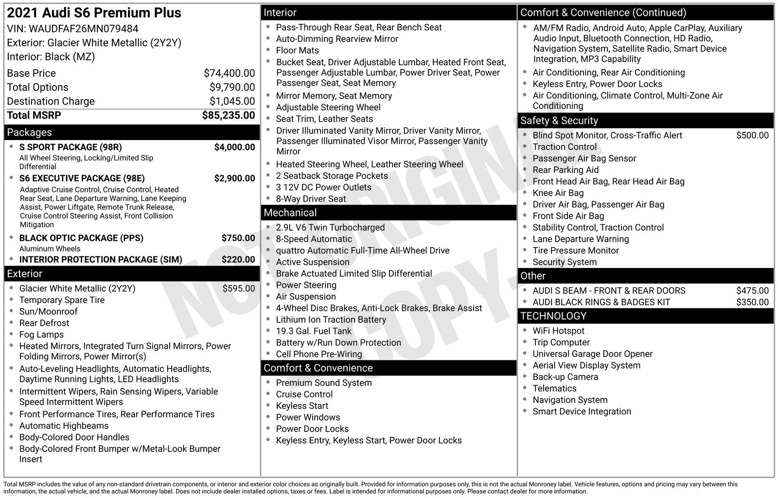 Thumbnail: 2021 Audi S6 - 6