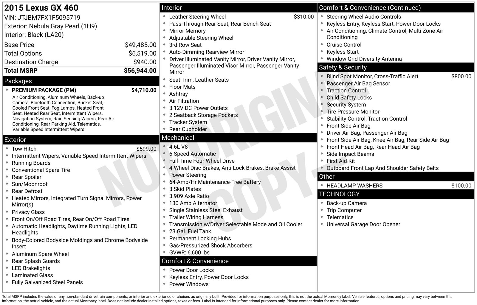 Thumbnail: 2015 Lexus GX - 5