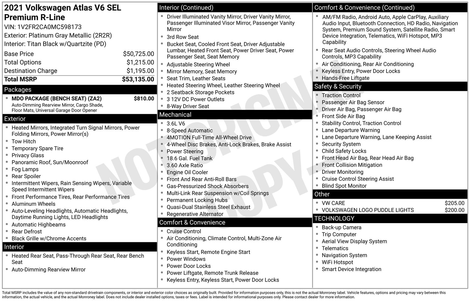 Thumbnail: 2021 Volkswagen Atlas - 5