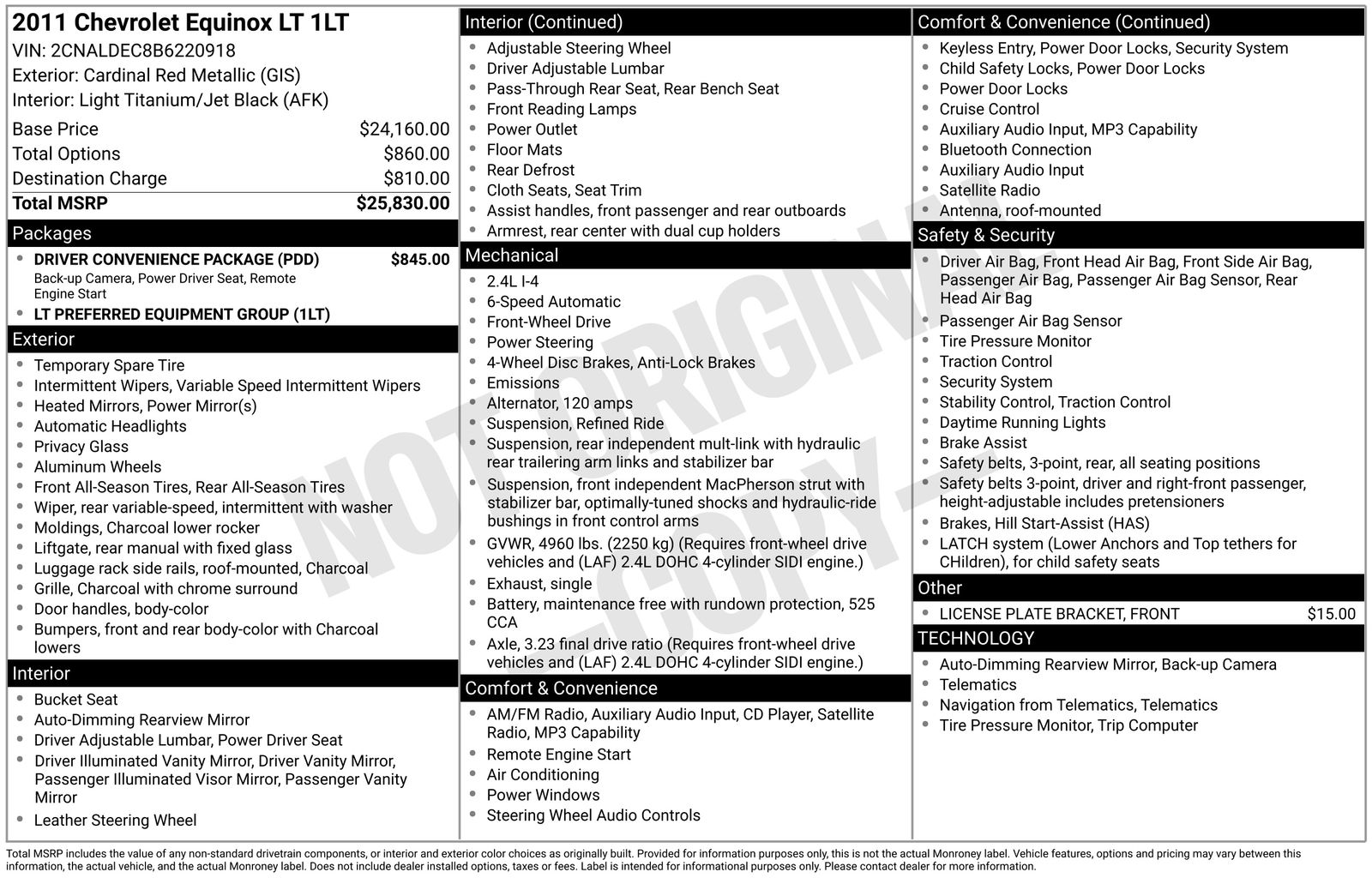 Thumbnail: 2011 Chevrolet Equinox - 5