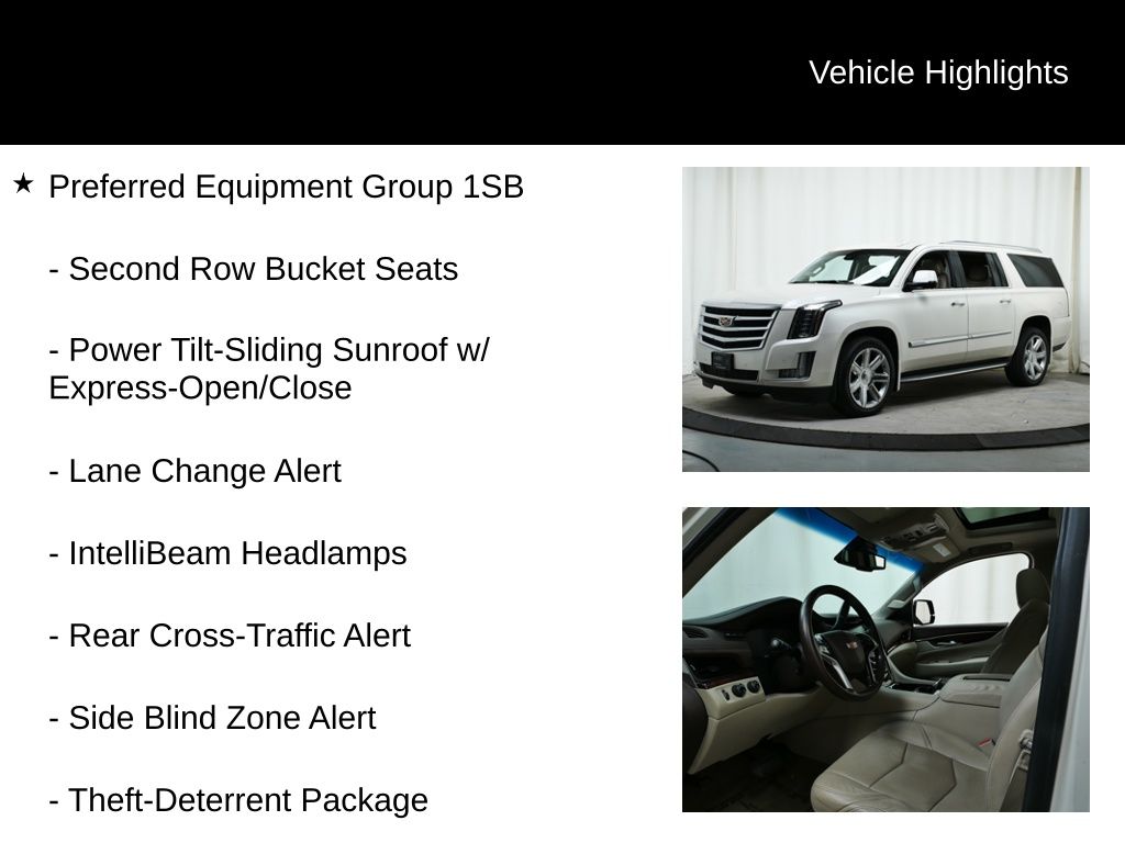 2015 Cadillac Escalade ESV Luxury 8