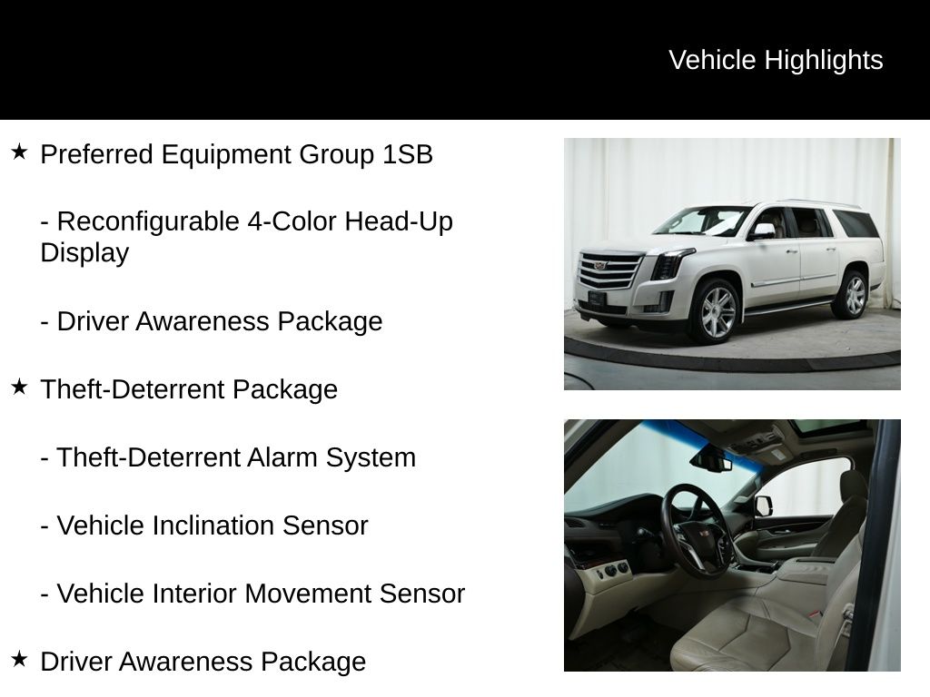 2015 Cadillac Escalade ESV Luxury 15