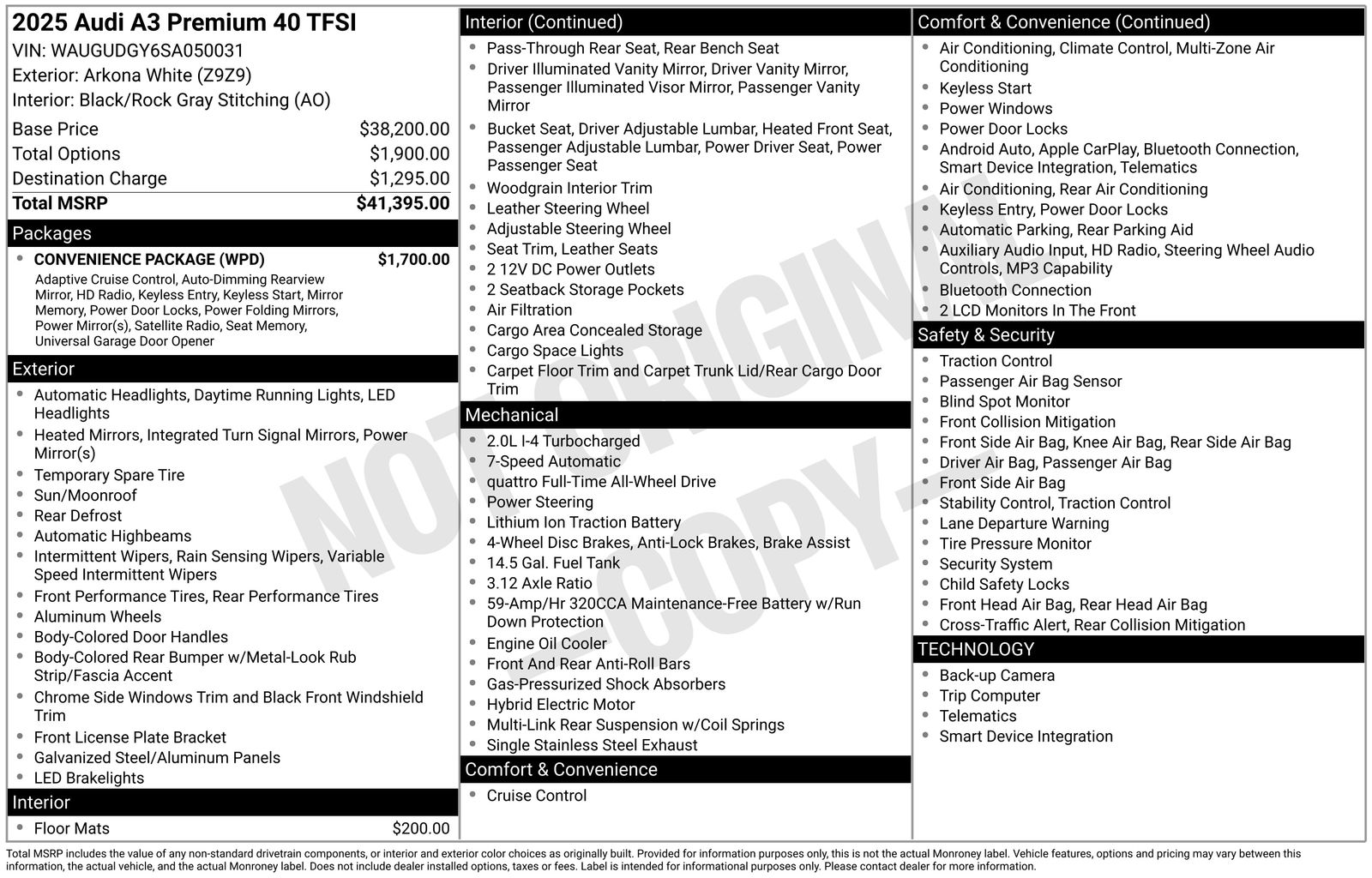 Thumbnail: 2025 Audi A3 - 6