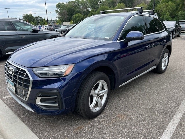 Used 2021 Audi Q5 Premium with VIN WA1AAAFY8M2117446 for sale in Minneapolis, MN