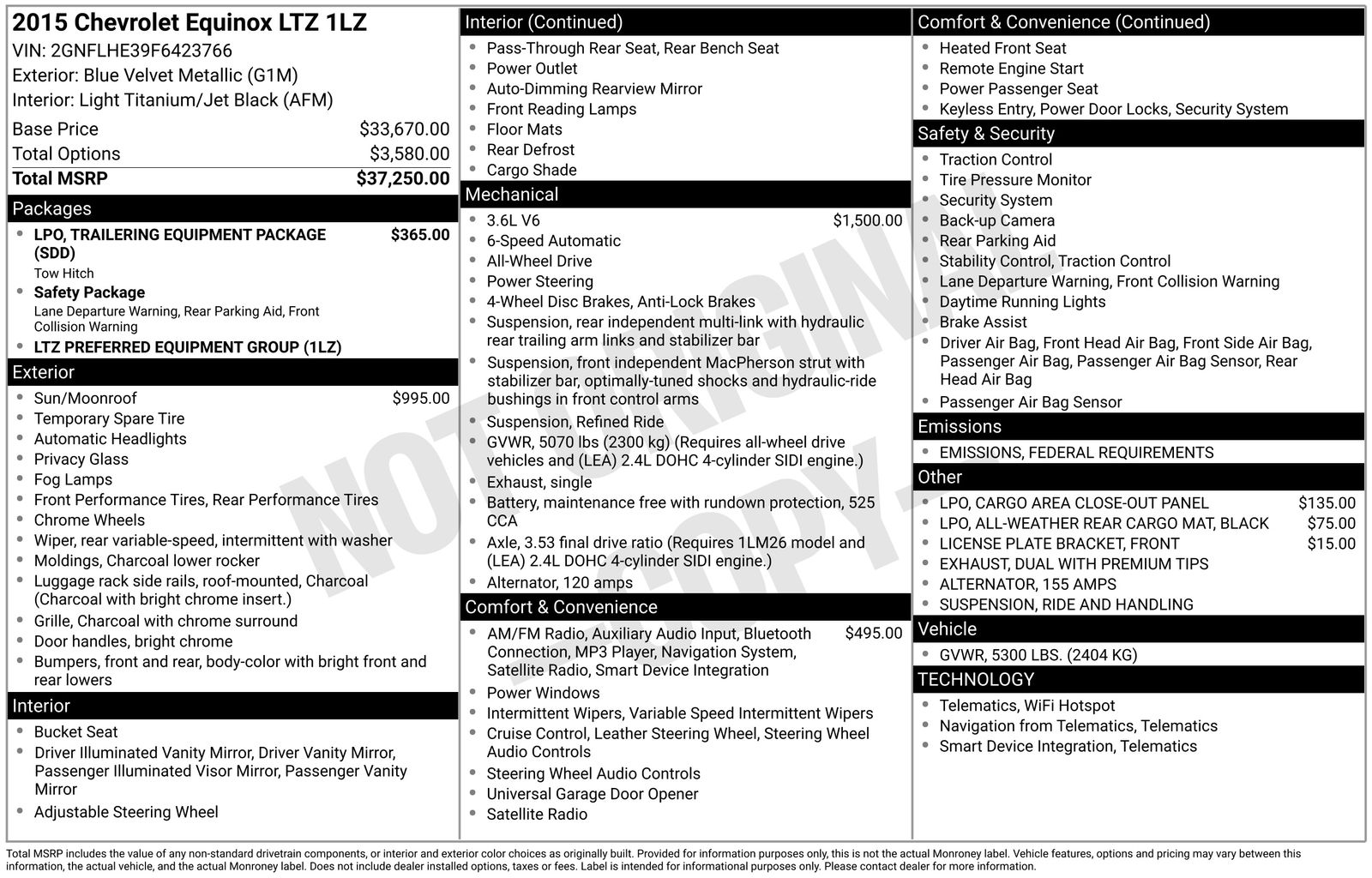 Thumbnail: 2015 Chevrolet Equinox - 5