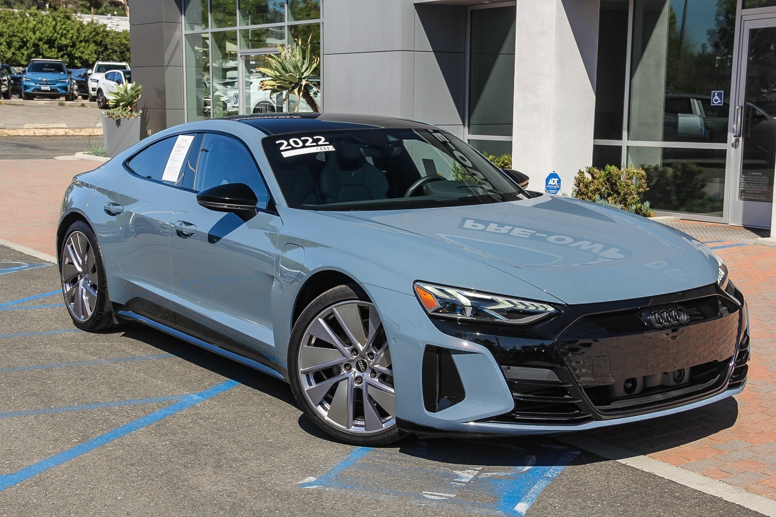 Gray (Kemora Grey) 2022 Audi e-tron GT Sedan All-Wheel Drive Automatic