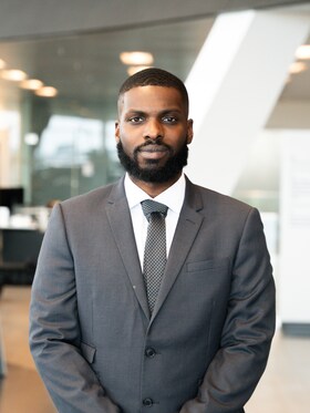 Staff member Damien Abdul from 57e9deebb927