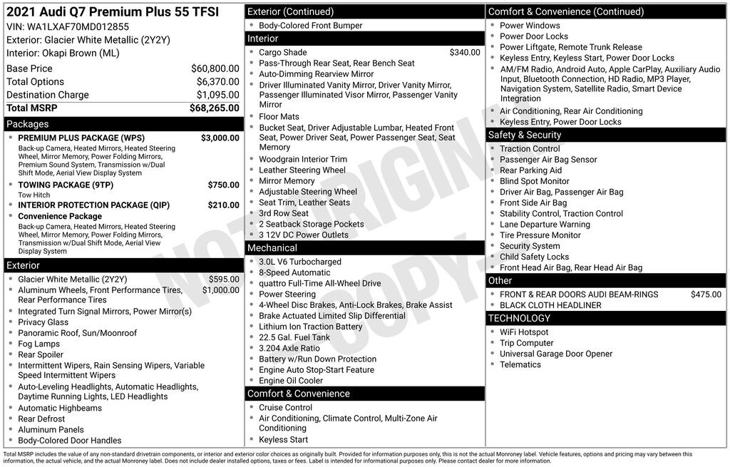 Used 2021 Audi Q7 55 Premium Plus SUV
