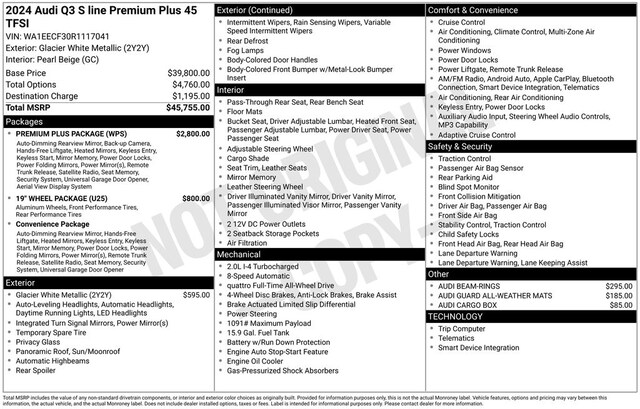 2024 Audi Q3 Premium Plus SUV