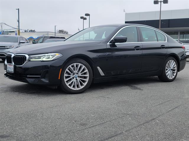 Used 2021 BMW 5 Series 540i with VIN WBA53BJ0XMWW93327 for sale in Seaside, CA