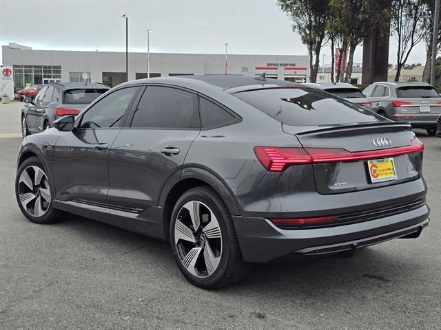 Used 2021 Audi e-tron Sportback Prestige with VIN WA13AAGE8MB021104 for sale in Seaside, CA
