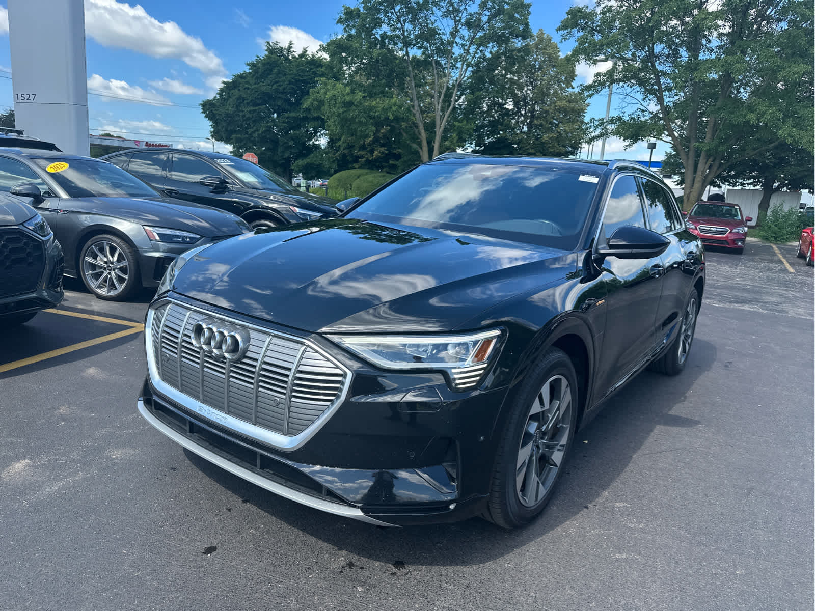 Used 2022 Audi e-tron Premium Plus with VIN WA1LAAGE5NB007730 for sale in Naperville, IL