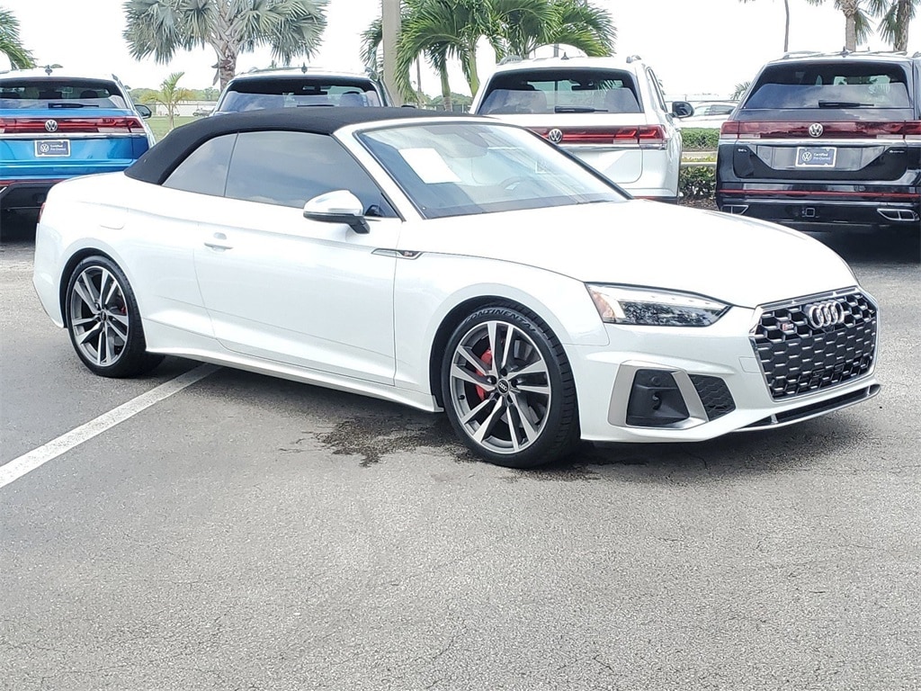 Used 2023 Audi S5 Cabriolet Premium Plus with VIN WAUW4GF53PN000353 for sale in Naples, FL