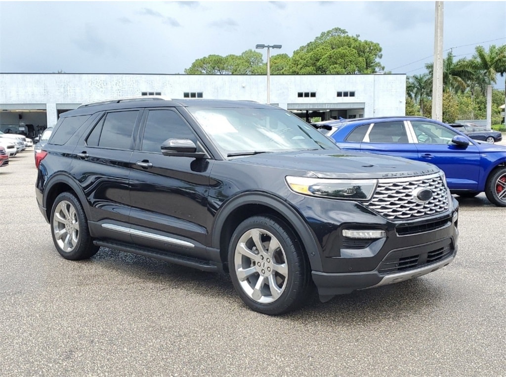 Used 2020 Ford Explorer Platinum with VIN 1FM5K8HC5LGA36691 for sale in Naples, FL