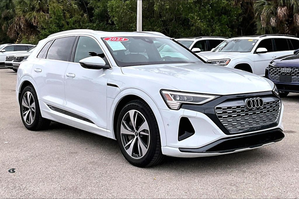 Certified 2024 Audi Q8 e-tron Premium Plus with VIN WA15ABGEXRB057267 for sale in Naples, FL