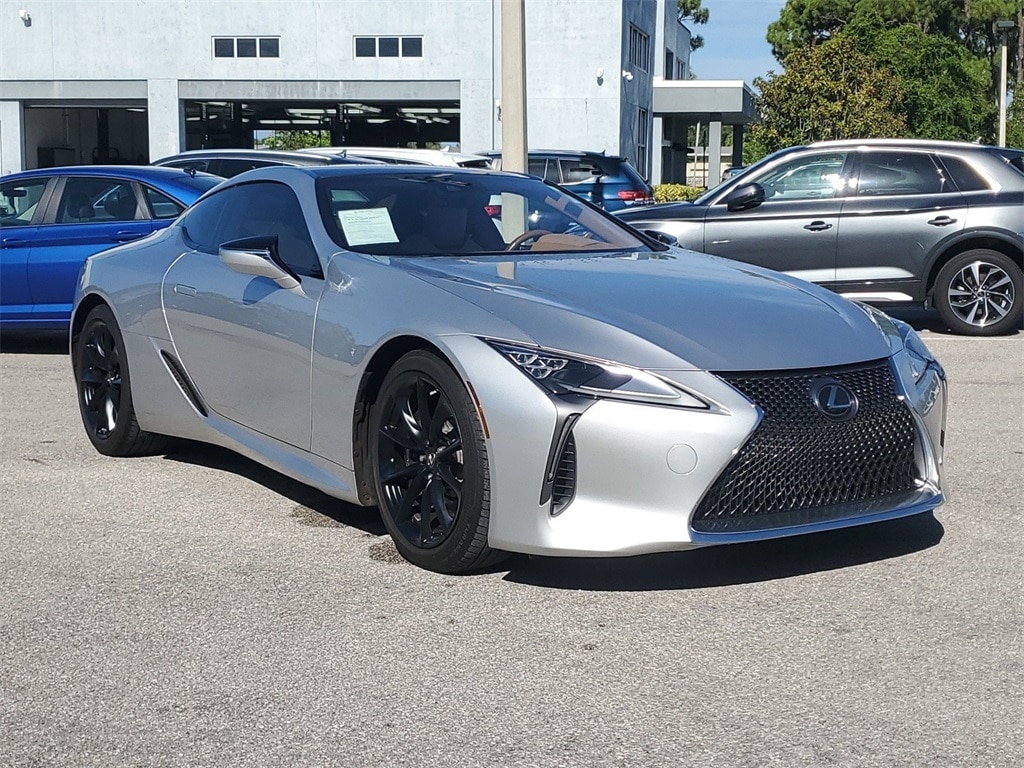 Used 2018 Lexus LC 500 with VIN JTHHP5AY1JA002947 for sale in Naples, FL