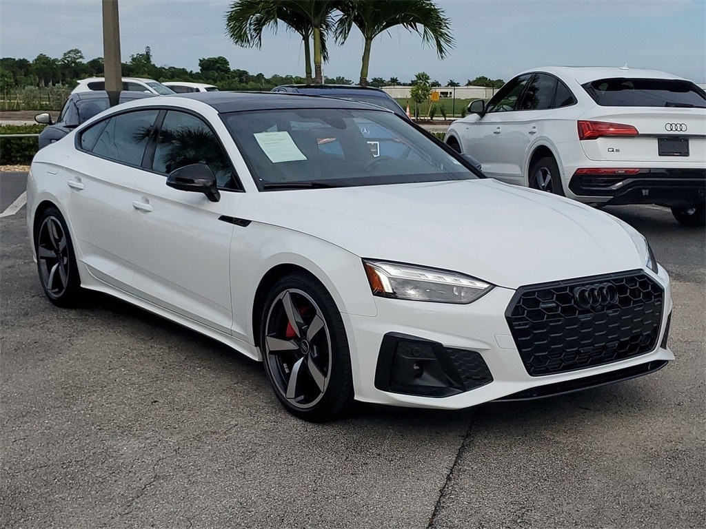 Certified 2024 Audi A5 Sportback Premium Plus with VIN WAUFACF59RA011336 for sale in Naples, FL