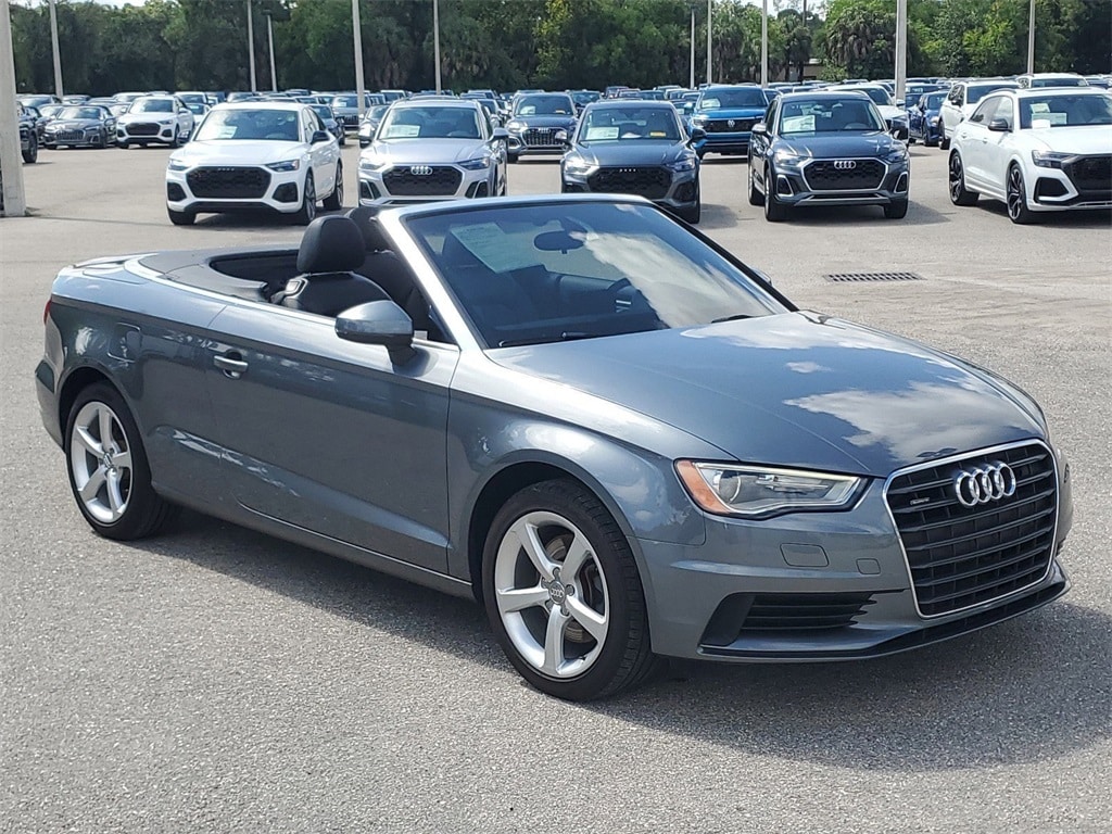 Used 2015 Audi A3 Cabriolet Premium with VIN WAU7FLFF5F1031268 for sale in Naples, FL