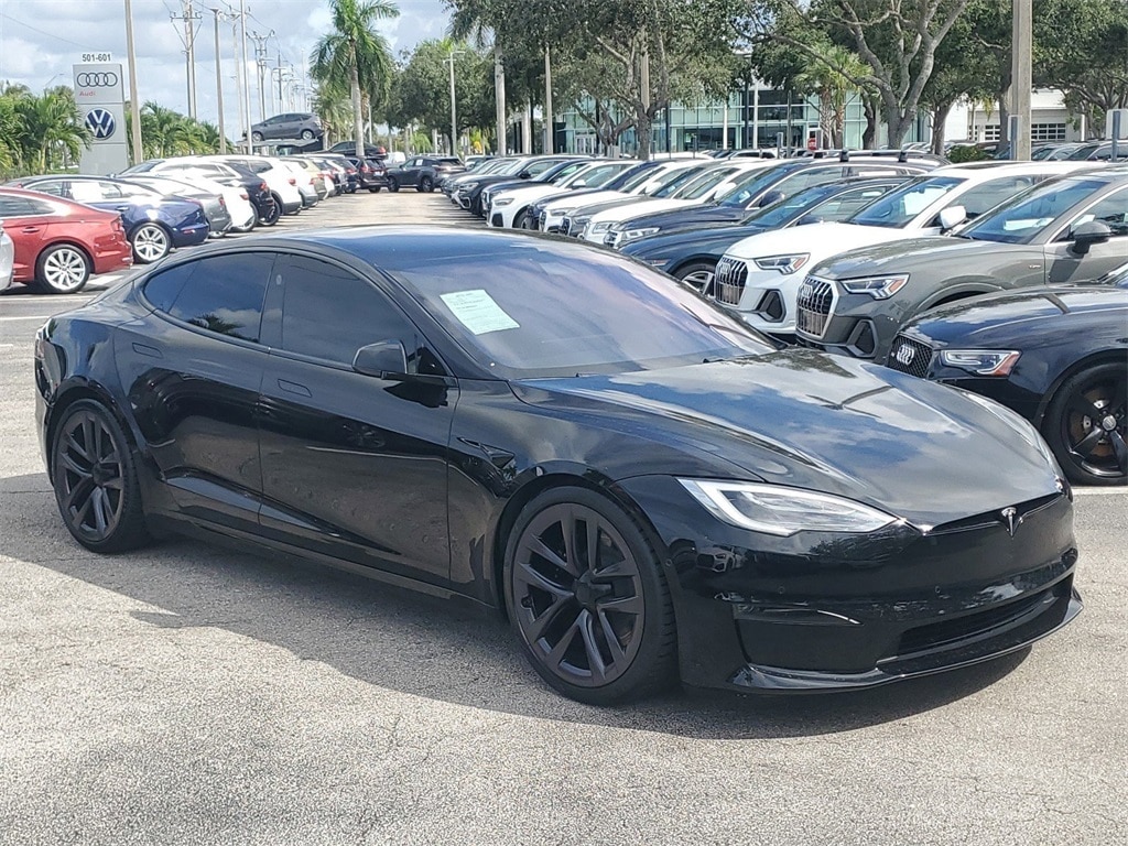 Used 2022 Tesla Model S Base with VIN 5YJSA1E51NF461197 for sale in Naples, FL