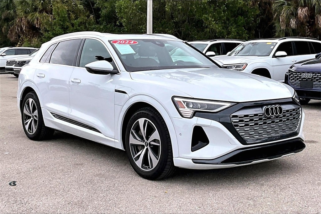 Certified 2024 Audi Q8 e-tron Premium Plus with VIN WA15ABGEXRB057267 for sale in Naples, FL