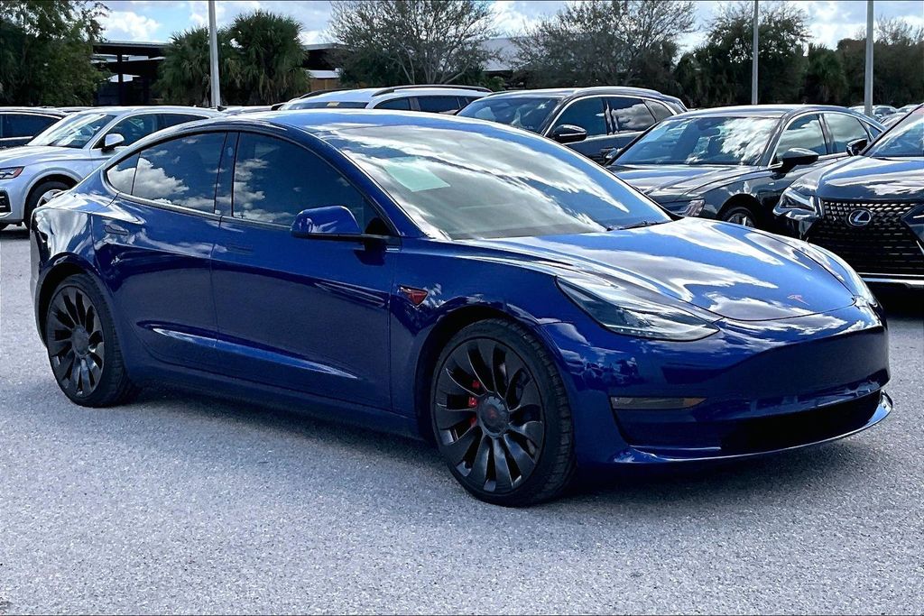 Used 2022 Tesla Model 3 Performance with VIN 5YJ3E1EC8NF321767 for sale in Naples, FL