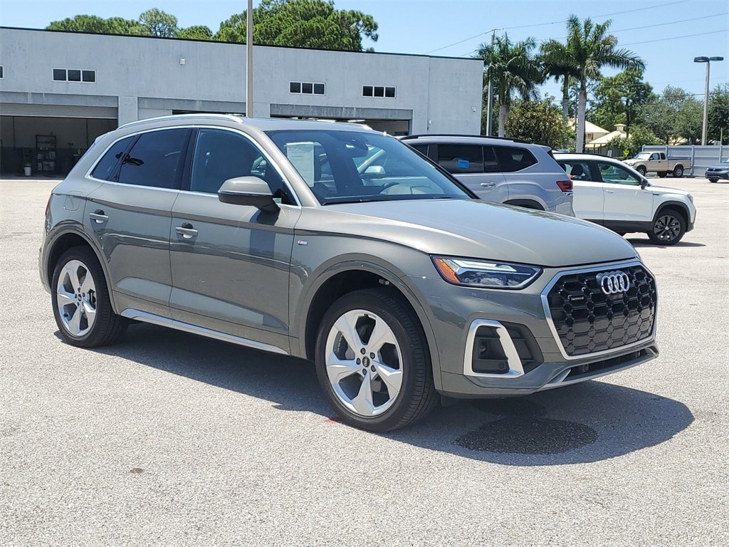 Certified 2024 Audi Q5 Premium Plus with VIN WA1EAAFY7R2037077 for sale in Naples, FL