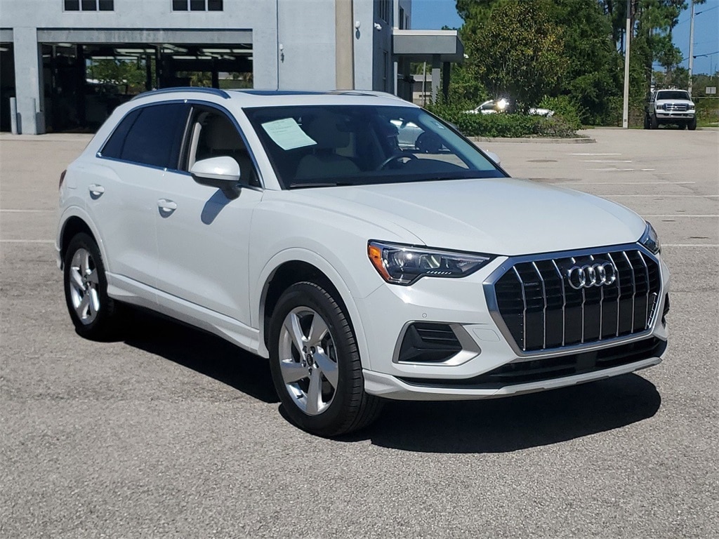 Certified 2022 Audi Q3 Premium with VIN WA1AUCF38N1130728 for sale in Naples, FL