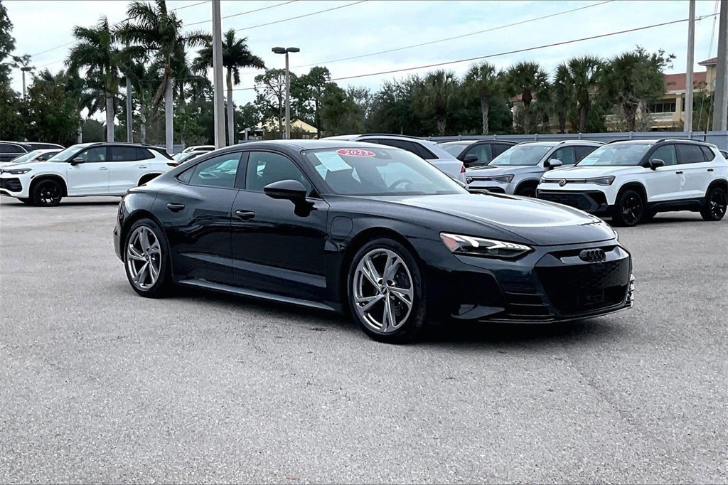 Certified 2023 Audi e-tron GT Premium Plus with VIN WAUFJBFW1P7001638 for sale in Naples, FL