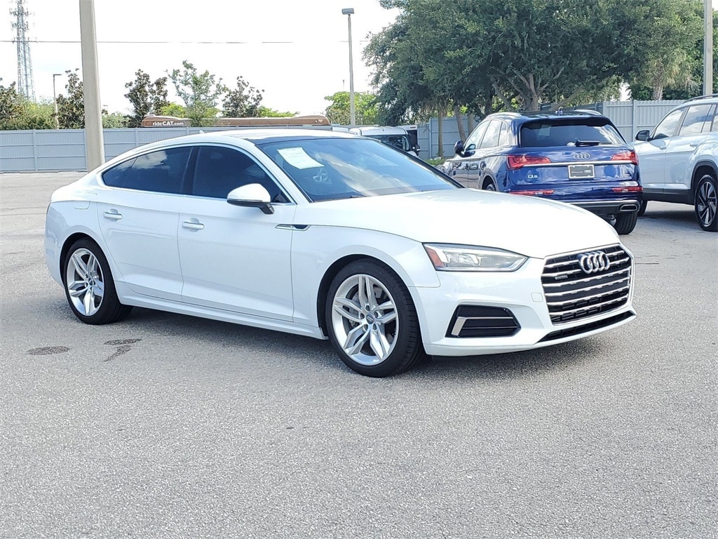 Used 2019 Audi A5 Sportback Premium with VIN WAUANCF57KA011274 for sale in Naples, FL