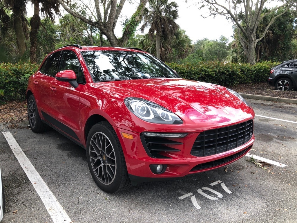 Used 2018 Porsche Macan S with VIN WP1AB2A57JLB34443 for sale in Naples, FL