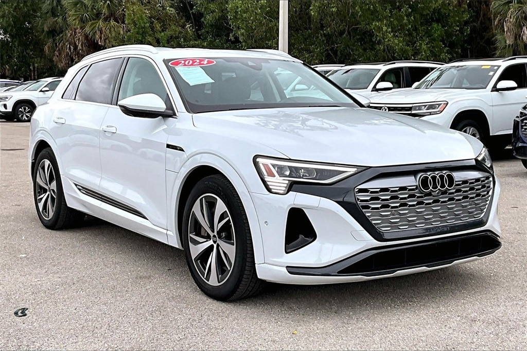 Certified 2024 Audi Q8 e-tron Premium Plus with VIN WA15AAGEXRB024375 for sale in Naples, FL