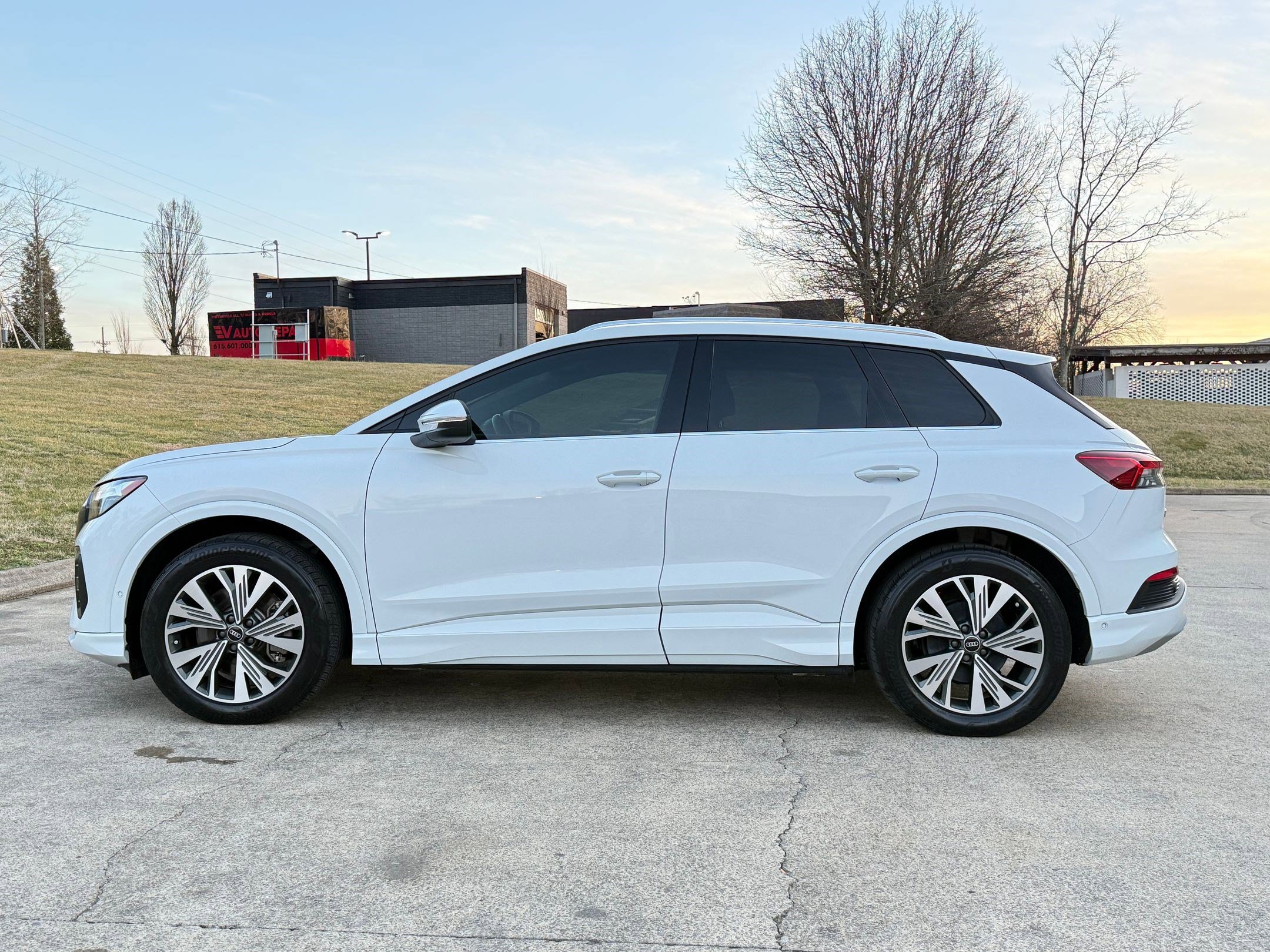 Certified 2023 Audi Q4 e-tron Premium Plus with VIN WA1BCBFZ6PP009881 for sale in Brentwood, TN