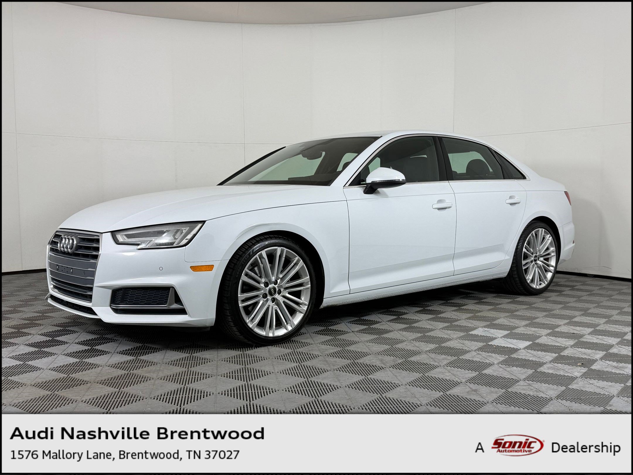 Used 2019 Audi A4 Premium Plus with VIN WAUHMAF42KA079494 for sale in Brentwood, TN
