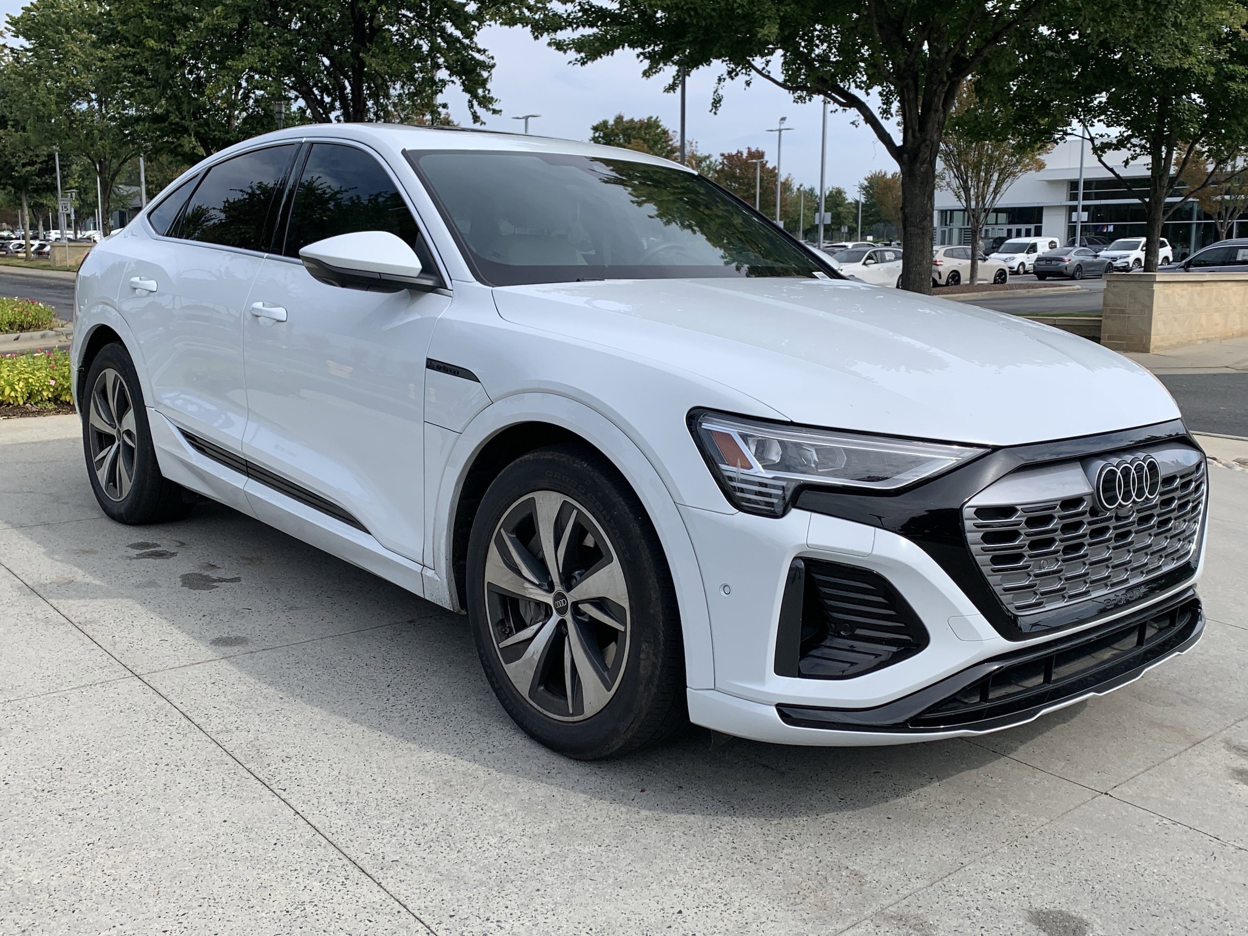 Used 2024 Audi Q8 Sportback e-tron Premium Plus with VIN WA1CAAGEXRB006661 for sale in Charlotte, NC