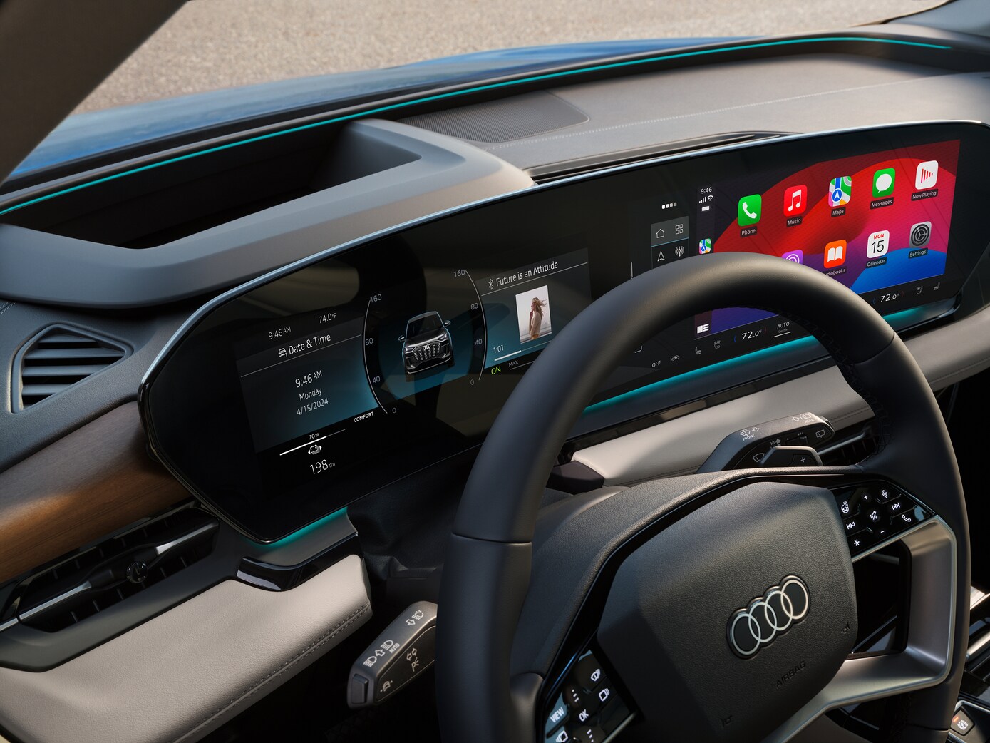 2025 Audi Q6 e-tron dashboard