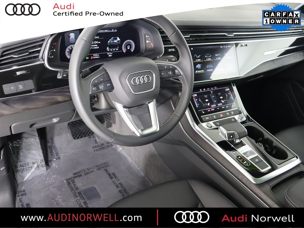 Certified 2023 Audi Q8 Premium with VIN WA1AVBF15PD019030 for sale in Norwell, MA