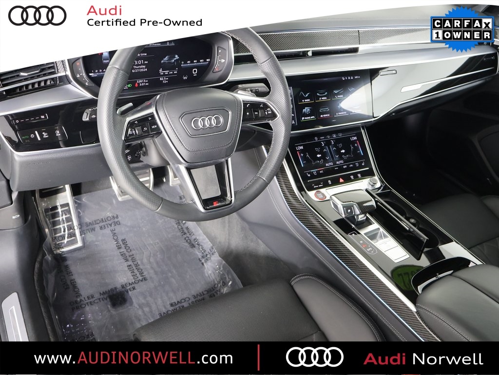 Certified 2022 Audi S8 Base with VIN WAULSAF8XNN001531 for sale in Norwell, MA