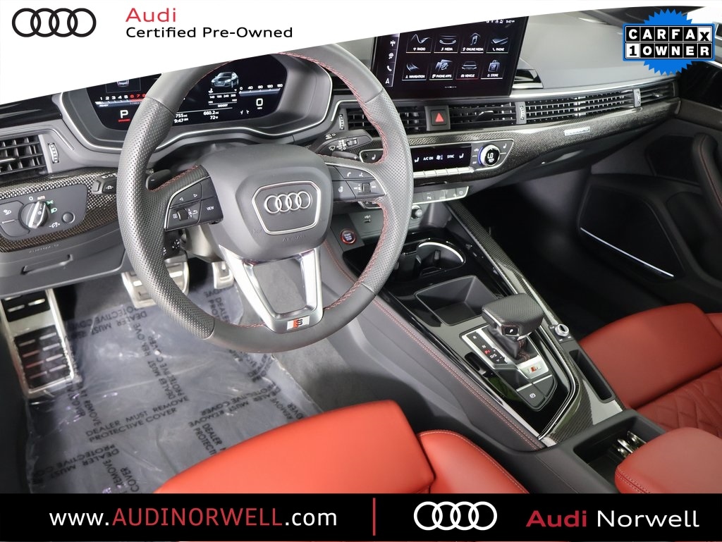 Certified 2024 Audi S5 Sportback Premium Plus with VIN WAUC4CF59RA059266 for sale in Norwell, MA