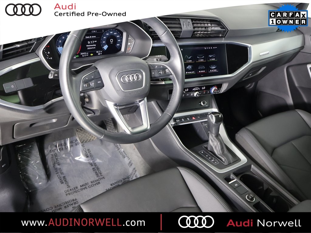 Certified 2022 Audi Q3 Premium with VIN WA1AUCF32N1000492 for sale in Norwell, MA