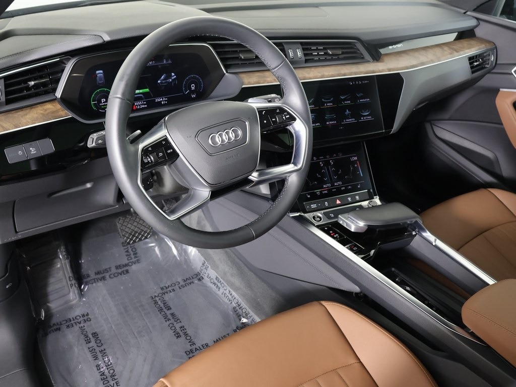 Used 2022 Audi e-tron Premium with VIN WA1AAAGEXNB027673 for sale in Norwell, MA
