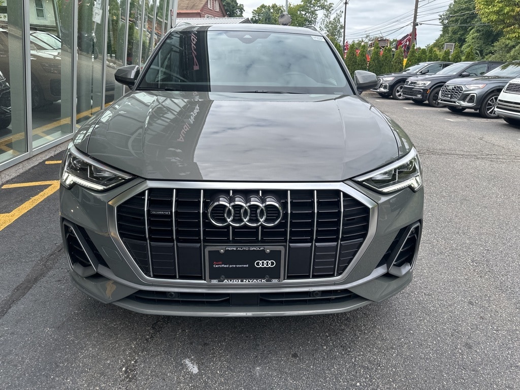 Certified 2021 Audi Q3 S Line Premium Plus with VIN WA1EECF3XM1157524 for sale in Nyack, NY