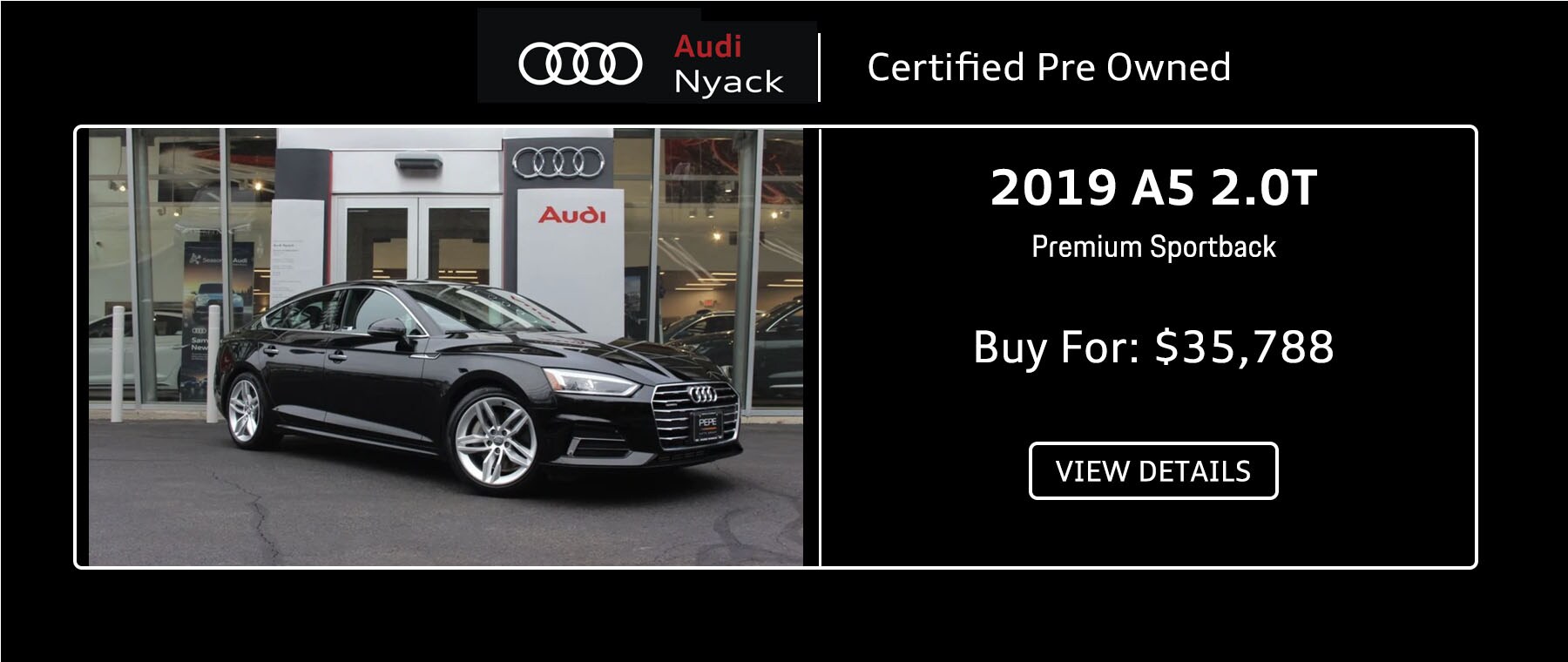 All about Audi Nyack, 127 Rt 59, Nyack, NY,10960. Come see Audi Nyack