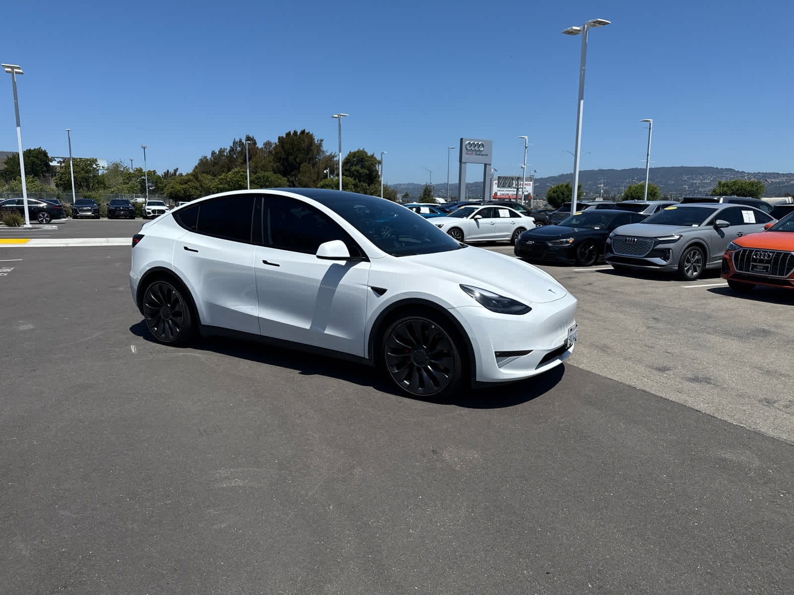 Used 2022 Tesla Model Y Performance with VIN 7SAYGDEF7NF396121 for sale in Oakland, CA