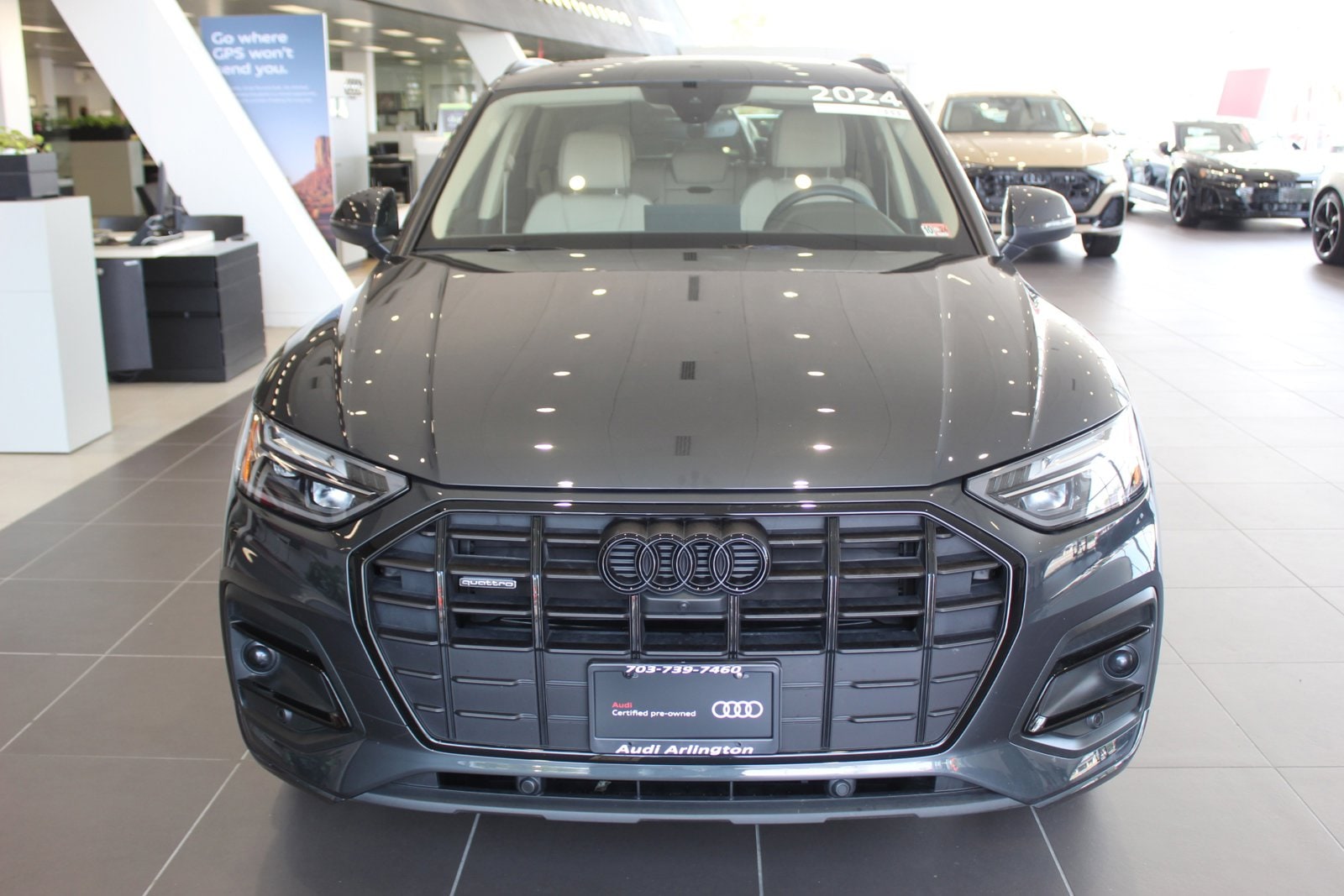 Used 2024 Audi Q5 Premium Plus with VIN WA1BBAFY9R2021950 for sale in Arlington, VA