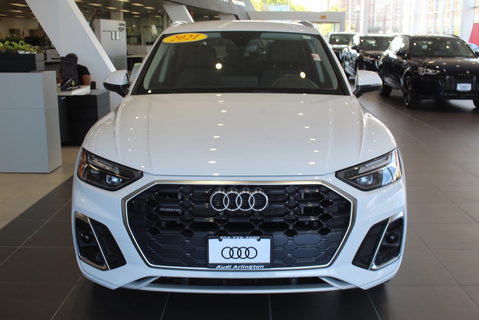 Used 2021 Audi Q5 Premium with VIN WA1G2AFY2M2043657 for sale in Arlington, VA