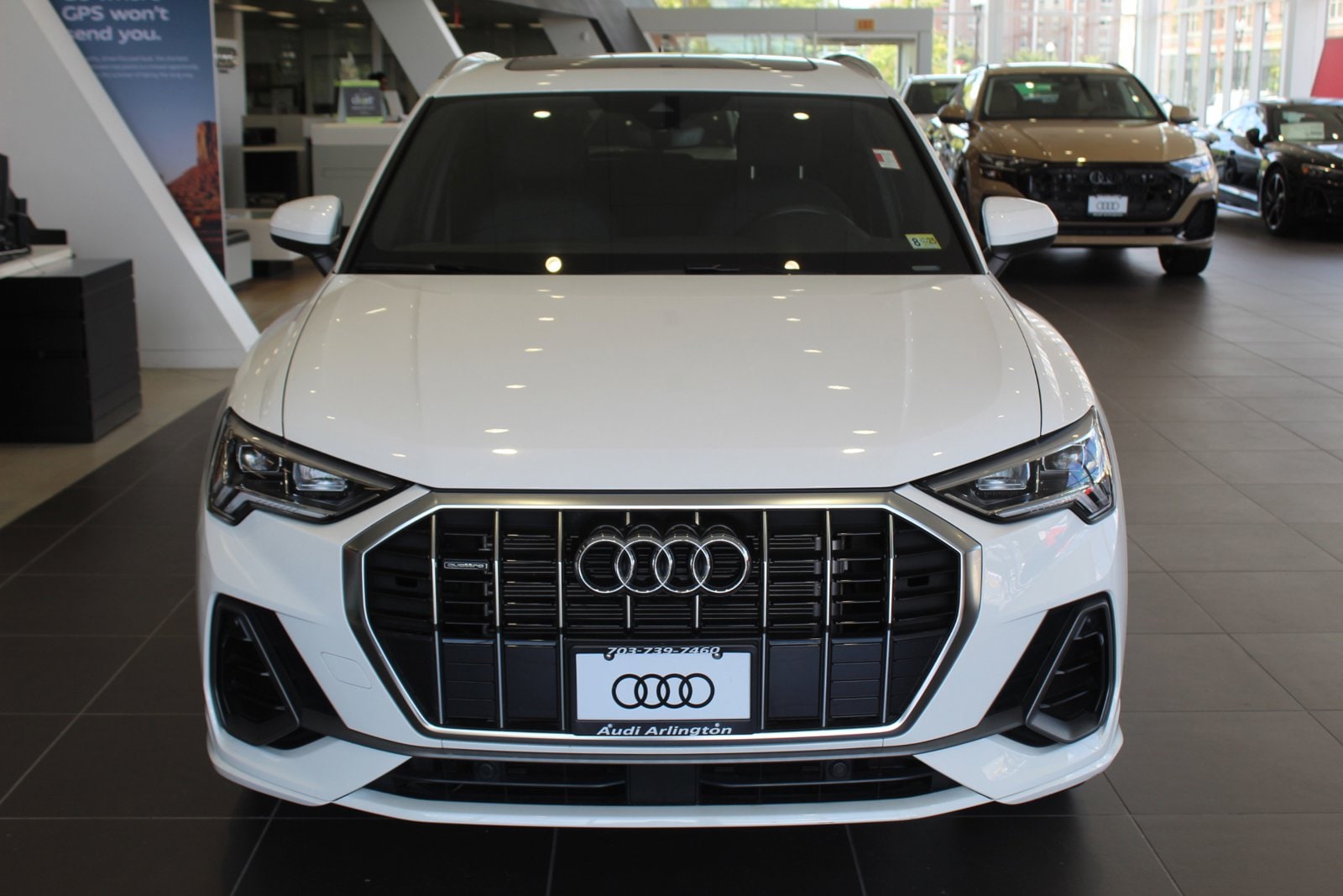 Used 2023 Audi Q3 S Line Premium with VIN WA1DECF30P1107263 for sale in Arlington, VA